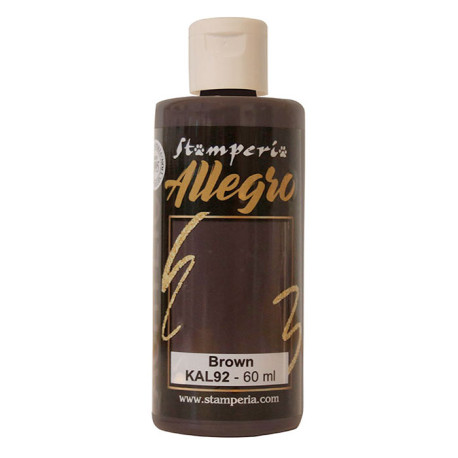 Pintura Allegro Brown  Stamperia