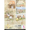Set 8 papeles 30X30  Ciao Bella Autumn Whispers