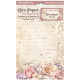 Kit 8 Papeles arroz A-6 backgrounds Romance forever Stamperia
