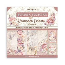 Colección Romance forever Stamperia 30 x30