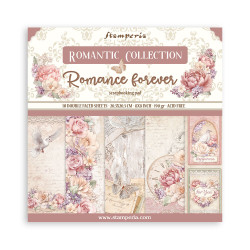 Colección Scrap Stamperia 20.3x20.3 Romance forever