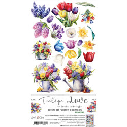 Set de Recortables  Tulip Love - Craft o'clock