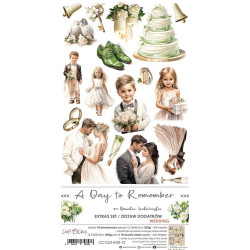 Set de Recortables  Wedding - A day to Remember - Craft o'clock