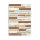 Washi pad 8 hojas A5 Coffee and chocolate Stamperia