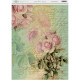 Papel Arroz Artis Decor 29,7X42CM . Flores con fondo vintage