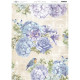 Papel Arroz Artis Decor 29,7X42CM . Flores con fondo vintage