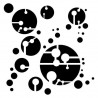 Stencil masks Abstract dots - 13 @rts