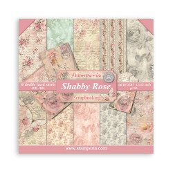 kit de Papeles Scrap Shabby Rose Stamperia 30 x30