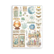 Washi pad 8 hojas A5 Fortune Stamperia