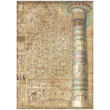 Papel de Arroz fortune Egipto Stamperia A-4