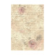 Kit 8 Papeles arroz A-6 backgrounds shabby rose Stamperia