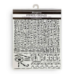 Stencil Stamperia 20x25 Fortune Egipto