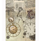 Papel Cartonaje Artis Decor 32x45 cm Steam Punk  vintage PCAD1020