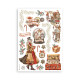 Washi pad 8 hojas A5 Gear up for Christmas Stamperia