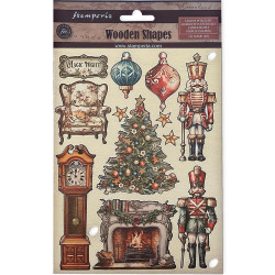 Apliques de madera Stamperia A5 The Nutcracker Soldado