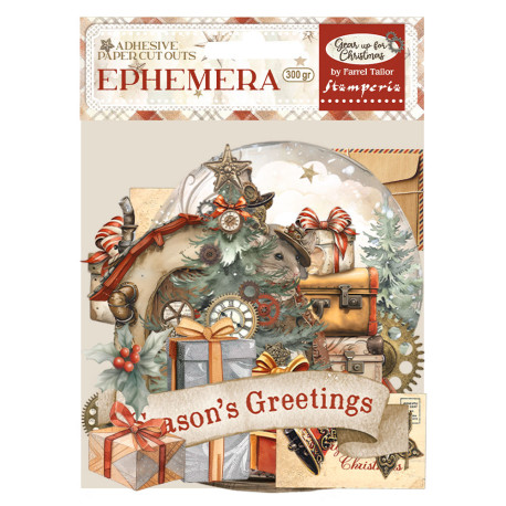 Ephemera Gear up for Christmas  Stamperia