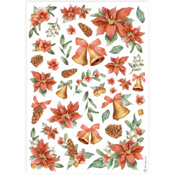 Papel de Arroz Classic christmas  Stamperia A-4