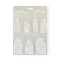 Stamperia Soft Mould A4 Cozy Houses