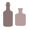 Formas decorativas Stamperia : botellas
