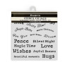 Stencil Stamperia Classic Christmas quotes18x18 cms