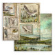 kit de Papeles Scrap Stamperia 20.3x20.3 (8x8") Forest