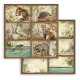 kit de Papeles Scrap Stamperia 20.3x20.3 (8x8") Forest