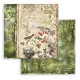 kit de Papeles Scrap Stamperia 20.3x20.3 (8x8") Forest