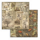 kit de Papeles Scrap Stamperia 20.3x20.3 (8x8") Forest