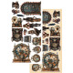 Set de Recortables Steampunk Time  of Art Alchemy