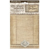 Kit 8 Papeles arroz A-6 backgrounds Old lace Stamperia