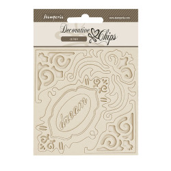 Decorative Chips 14x14 cms Stamperia Alterego esquinas y marcos