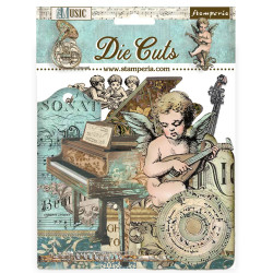 Die Cuts surtidos -Music Stamperia