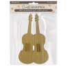 Formas decorativas Stamperia : Music violin