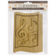 Formas decorativas Stamperia : Music notas