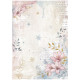 Papel de Arroz Create Happiness Dewdrops Rincon de flores Stamperia A-4