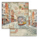 Colección Art of Travelling Stamperia 30 x30