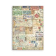 Washi pad 8 hojas A5 Art of Travelling Stamperia