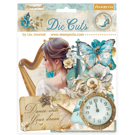 Die Cuts surtidos - Masquerade Stamperia