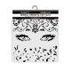 Stencil Stamperia Masquerade ojos