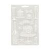 Stamperia Soft Mould A5 Masquerade copas y dulces