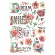 Papel de Arroz Dream, smile, love, believe Stamperia A-4