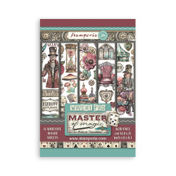 Washi pad 8 hojas A5 Master of Magic Stamperia