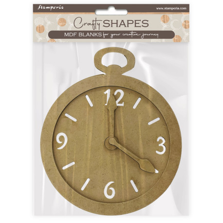 Formas decorativas Stamperia : Reloj