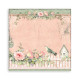 Maxi Block Papeles Scrap Stamperia 30 x30 House of Roses  1 cara