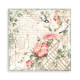 Maxi Block Papeles Scrap Stamperia 30 x30 House of Roses  1 cara