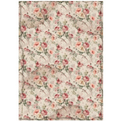 Papel de Arroz House of Roses tela Stamperia A-4