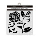 Stencil 12x12 Stamperia House of Roses gran rosa