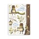 Washi pad 8 hojas A5 Coffee and chocolate Stamperia