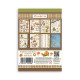 Washi pad 8 hojas A5 Coffee and chocolate Stamperia