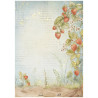 Papel de Arroz Hidden Grove fresas Stamperia A-4